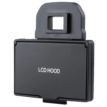 LCD Ekran Hood ile Pop-Up Gölge Kapak LCD Ekran Koruyucu için 6D Kamera Koruma Filmi