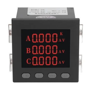 Ampermetre Voltmetre AC220V Gerilim Akım Ölçer Ekipmanları