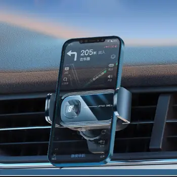 Araba telefon tutucu Mini Evrensel Akıllı Elektrikli Kilitleme Araba cep telefonu telefon braketi Akıllı Telefon için Hava Firar Klip