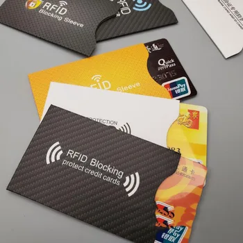 Yeni Engelleme Okuyucu saklama çantası kart tutucu Koruyucu kılıf KİMLİK Kartı Kredi Kartı Güvenli Çanta Bakır Anti-rfıd NFC Koruyucu