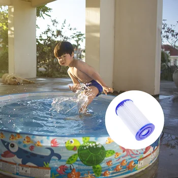 1 Adet Yüzme Havuzu Filtresi Su pompa filtresi Havuz Suyu Temizleme Aracı (Beyaz)