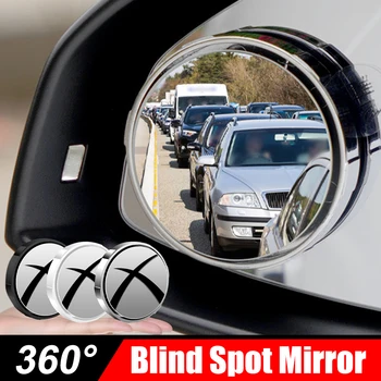 2 Adet Araba Kör Nokta Ayna Yağmur Kaş Dikiz Yardımcı Ayna Vantuz 360 ° Ayarlanabilir Geniş Açı Dışbükey Ayna