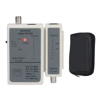 Kablo Test Cihazı Hızlı Tepki Otomatik Tarama Çok Fonksiyonlu Taşınabilir ABS Kabuk Duyarlı Kablolar Dedektörü RJ45 RJ12 RJ11