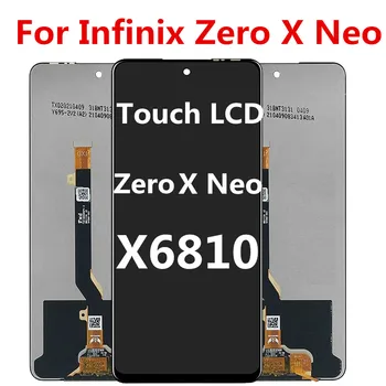Orijinal Siyah 6.78 inç Infinix Sıfır X Neo X6810 lcd ekran dokunmatik ekranlı sayısallaştırıcı grup Değiştirme