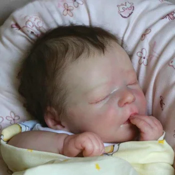 17 İnç Boyasız Yeniden Doğmuş Bebek Bebek Kiti Bitmemiş Demonte Bebek Parçaları Bez Vücut Bebek Aksesuarları