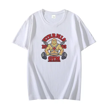 He-Man Ve Ustaları Evren Eternia Spor V2 grafik t shirt Yaz Pamuk Tee Üstleri kısa kollu t-shirt erkek giysileri
