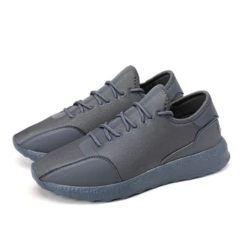 TaoBo büyük boy 46 erkek rahat spor ayakkabı ışık Sneakers beyaz açık nefes örgü atletik koşu tenis ayakkabıları