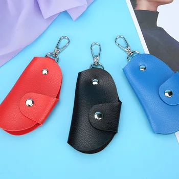 Deri Anahtarlık Araba Erkek Kadın Anahtar Paketi Çok Fonksiyonlu Taşınabilir Anahtarlık Ev Anahtar Paketi Evrensel Anahtar Kapağı