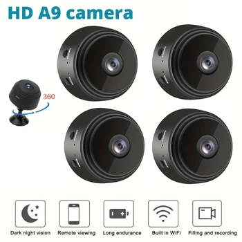 A9 Mini Kamera 1080P Kablosuz WiFi CCTV Kapalı Açık MİNİ IP Kamera Güvenlik Uzaktan Kumanda Gözetim Gece Mobil Kamera