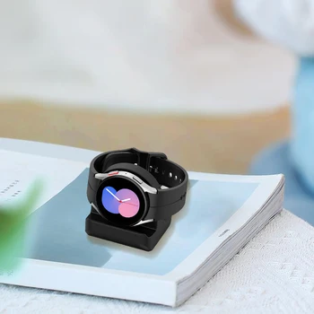 Silikon Şarj Braketi Kaymaz Taban şarj standı Taşınabilir İzle Şarj Cihazı için Hafif Galaxy Watch6/6 Klasik/5/5pro