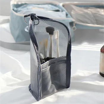 Seyahat Taşınabilir makyaj fırçası Diş Fırçası Diş Macunu saklama çantası Durumda Konteyner organizatörler seyahat aksesuarları
