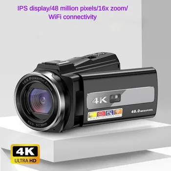 1080 P Full HD 16MP DV Kaydedici Spor Eylem Dijital Placa De Video Kamera 270 Derece Rotasyon Ekran 16X Gece Çekimi Zoom
