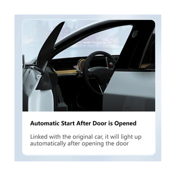 Model Y Model 3 için Araba Gösterge Paneli, Hız Göstergeli HUD Dijital Akıllı Gösterge