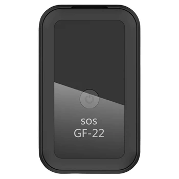 1 ADET GF22 GPS Tracker Küresel Pozisyon Zaman Takip Cihazı Anti-Kayıp Anti-Hırsızlık Alarmı Ses Kayıt Pozisyoner Siyah