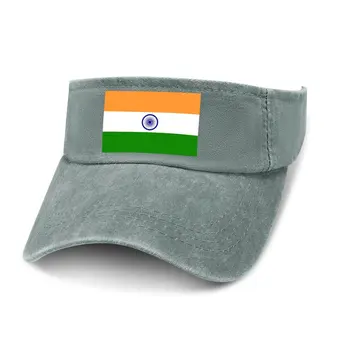 Hindistan Bayrağı Güneşlik Sızdıran Üst Kovboy Şapkaları Mens Womens Özelleştirmek DIY Kap Spor Beyzbol Tenis golf şapkaları Boş Açık silindir şapka