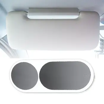 Kamyon SUV için Araba Güneşlik Makyaj Aynası Yüksek Streç Kauçuk Kayışlar