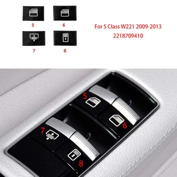 Araba Arka Kapı pencere camı Kaldırıcı Düğmesi Anahtarı Kapağı Mercedes Benz S sınıfı İçin W221 Otomotiv Elektrikli Cam Kaldırma Anahtarı 06-13