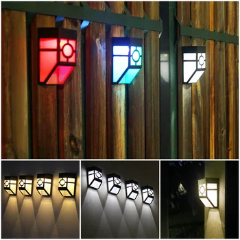Güneş Retro Duvar Lambası, LED Panel Aydınlatma, Açık Avlu Yağmur geçirmez Duvar Çit Dekorasyon Bahçe Dekorasyon Açık