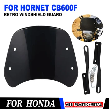 Honda Hornet için CB250F CB600F 1998-2004 Motosiklet Aksesuarları Cam rüzgar deflektörü Cam Fairing Guard tozluk