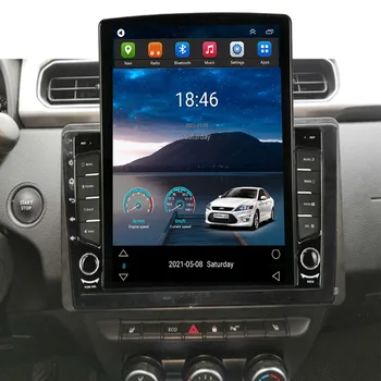 Tesla Tarzı 2 Din Android 12 Araba Radyo Renault DACİA DUSTER İçin 2018 ila 2035 Multimedya Video Oynatıcı GPS Stereo Carplay RDS