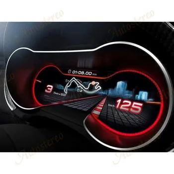 Otomatik Dijital Küme Sanal Kokpit Ekran Audi TT 2009-2016 İçin Araba Multimedya Oynatıcı Pano Hız Ölçer Yükseltme Kafa Ünitesi