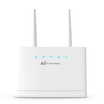 4G WIFI yönlendirici 150 Mbps 4G CPE Kablosuz Yönlendirici 100 M Ethernet Portu Harici Anten Dahili SIM Kart Yuvası (ABD Plug)