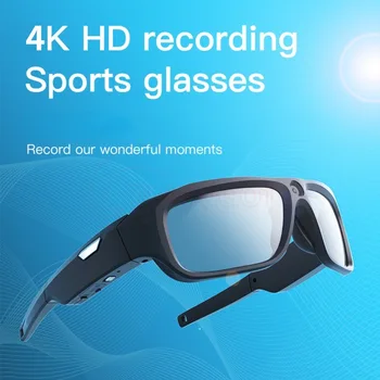 4K HD Kayıt spor gözlükler Bisiklet Mini Kameralar Profesyonel Gözetim Küçük Kamera Açık Güvenlik Koruma Mikro Kamera