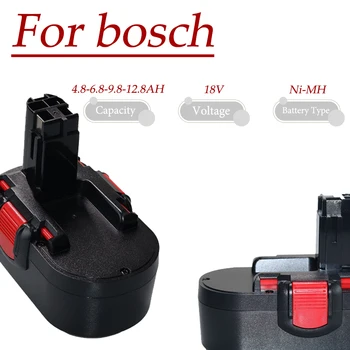 Bosch 18V için 4.8-12.8 Ah BAT025 şarj edilebilir pil Nı-MH Güç Araçları Bateria Matkap GSB 18 VE-2 PSR 18VE BAT026