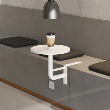 Cafe Restaurant Duvara monte Yemek Masaları Modern Basit Küçük Daire Yuvarlak Sehpa Otel Balkon Tasarımcı Eğlence Masaları