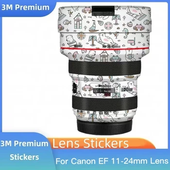 EF11-24mm F / 4 EF11-24 Anti-Scratch Kamera Lens Sticker Ceket koruyucu film Kiti Cilt Aksesuarları Canon EF 11-24mm F4L USM