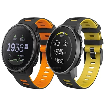 Yeni Watchband Suunto Dikey 22MM Silikon saat Kayışı s Suunto 9 Tepe Pro, suunto 5 Tepe Yedek saat kayışı Bilezik