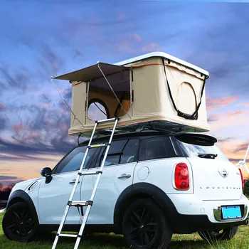 Jetshark Kamp Otomatik Kamyon Çatı Sert Kabuk Üst Çatı Çadır SUV Açık Araç Çadır 3-4 Preson