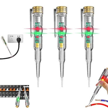 24-250V elektrikçi devre test aleti kalem,duyarlı elektrik Test Cihazı kalem,LED gösterge ışığı ile su geçirmez