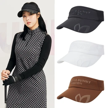 2023 Yeni Tavşan Golf Şapka Boş silindir şapka Kore Versiyonu güneş şapkası Olmadan silindir şapka Siyah Ve Beyaz Golf