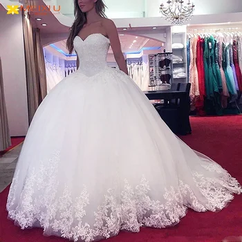 Fantezi Pullu Aplike Göğüs Silme Özel düğün elbisesi Zarif Lüks Zarif Çıkartması Çivilenmiş Boncuklu Kenar Tren Güzel Gelin