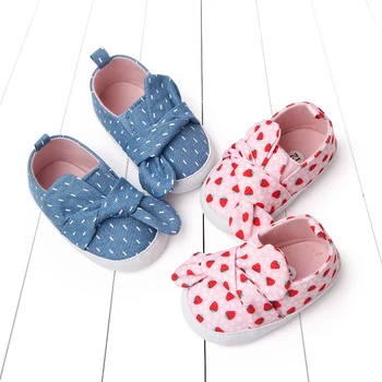 Bebek Ayakkabıları Yumuşak Pamuklu Taban Bebek Kız Prewalking Ayakkabı Bebek Bahar ve Yaz Ayakkabı Slip-on