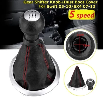 5 Vitesli manuel vites topuzu Kapak Merkezi Kontrol Dişli Kafası tozluk Suzuki Swift 2005-2010 için SX4 2007-2013