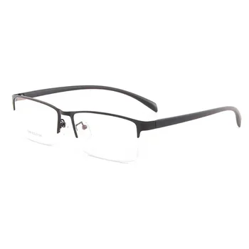 61mm Yeni TR alaşım yarım çerçeve kare gözlük çerçevesi erkekler ve kadınlar için gözlük çerçevesi, anti mavi reçete gözlük çerçevesi 3309