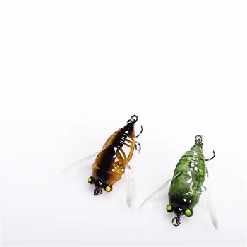 Yem 5 cm Döküm Uzak Küçük Ve Zarif Gerçekçi Ve Akıllı Hassas Balık Luring Sahte Yem 6g Beş Renk Mevcut Biyonik Ağustosböceği