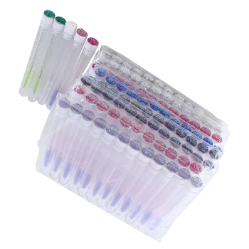 100 Adet Kirpik Fırçası Tek Kullanımlık Kaş Fırçası Plastik Yeniden Kullanılabilir Kirpik Uzatma Makyaj Fırçaları