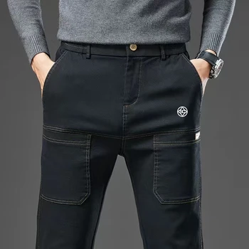 Yeni 2023 Golf Pantolon erkek Golf Kıyafeti Sonbahar Lüks rahat pantolon Çabuk Kuruyan Yüksek Kaliteli Buz İpek Golf Giyim Erkekler Tenis Pantolon