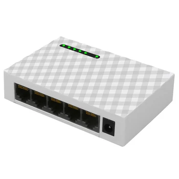 5 Port Gigabit Ağ Anahtarı 1000 Mbps RJ45 LAN Masaüstü Hızlı Ethernet Anahtarlama
