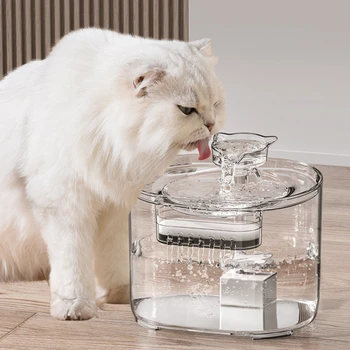 2.2 L Otomatik Kedi su çeşmesi Filtre Dilsiz Pet İçecek Kase Pet İçme Dağıtıcı Tiryakisi Kediler Aksesuarları Su besleyici
