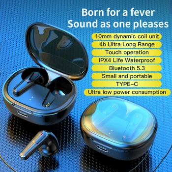 Yeni TWS Pro 30 Kulaklık kablosuz bluetooth Kulaklık Kulak Kulakiçi Gürültü Azaltma Dokunmatik Spor Oyun Müzik Şeffaf Kulaklıklar