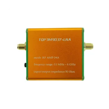 100 K-6 GHz Tam Bant Amplifikatör Preamplifikatör Yüksek Doğrusallık Ultra Düşük Gürültü Kazanç Amplifikatör, Pil Versiyonu