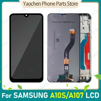 Orijinal Ekran Samsung Galaxy A10S A107 Lcd SM-A107F SM-A107M Ekran dokunmatik ekranlı sayısallaştırıcı grup Yedek parça