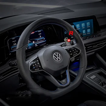 Araba direksiyon Shifter Uzatma Shift Paddle için VWGolf 8 R GTI R Hattı Aksesuarları 2020 2021 2022 2023
