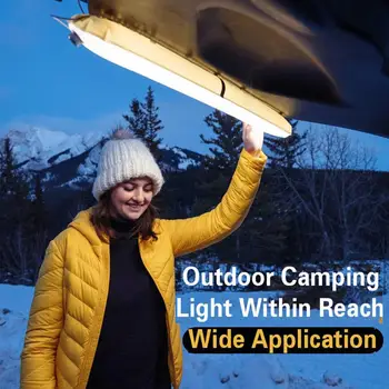 Şarj kamp katlanabilir şişme çadır taşınabilir fener Usb seyahat açık alan lambaları için Led ışık acil