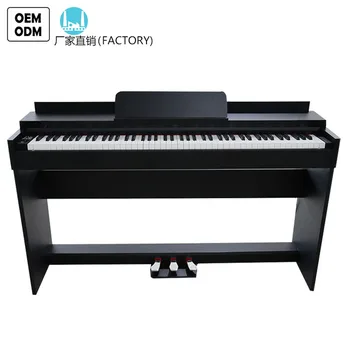 siyah elektronik piyano 88 tuşlu en iyi dijital piyano ağırlıklı klavye