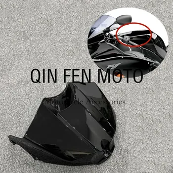 Motosiklet Parlak Siyah Fairing Yağ Yakıt Gaz Deposu Ön yüzey koruma Koruyun Fit Yamaha YZF R1 YZFR1 2009-2014 YZF-R1